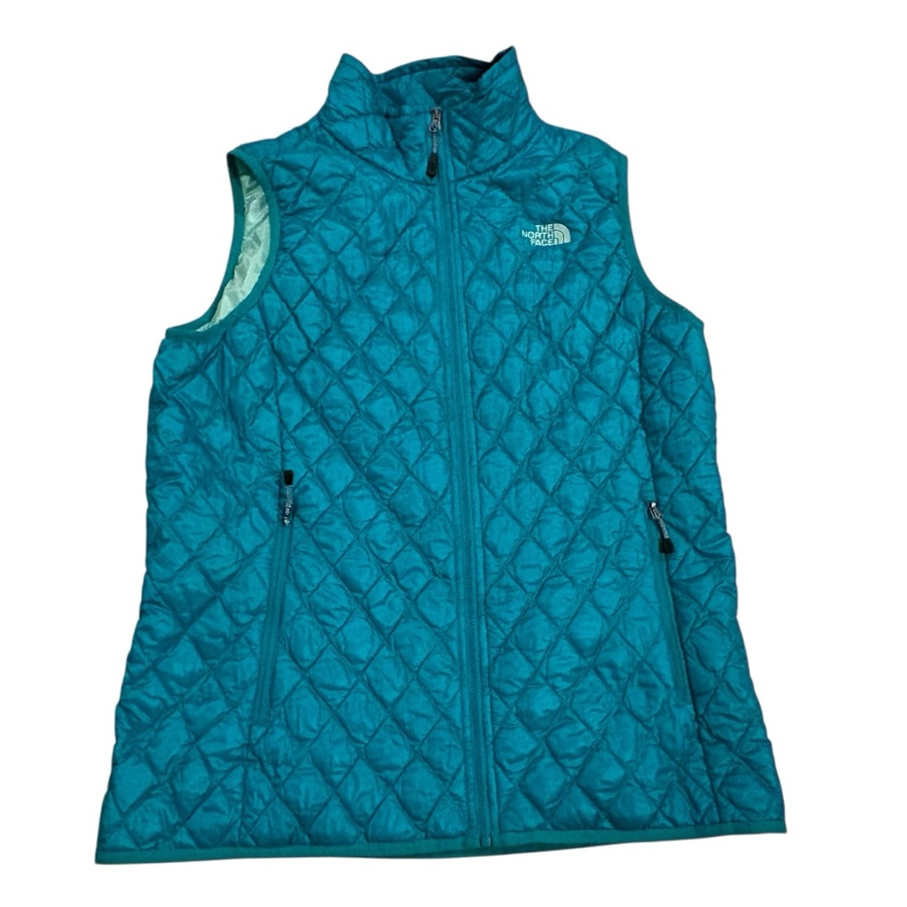 North Face Teal ThermoBall Insulated Puffer Vest